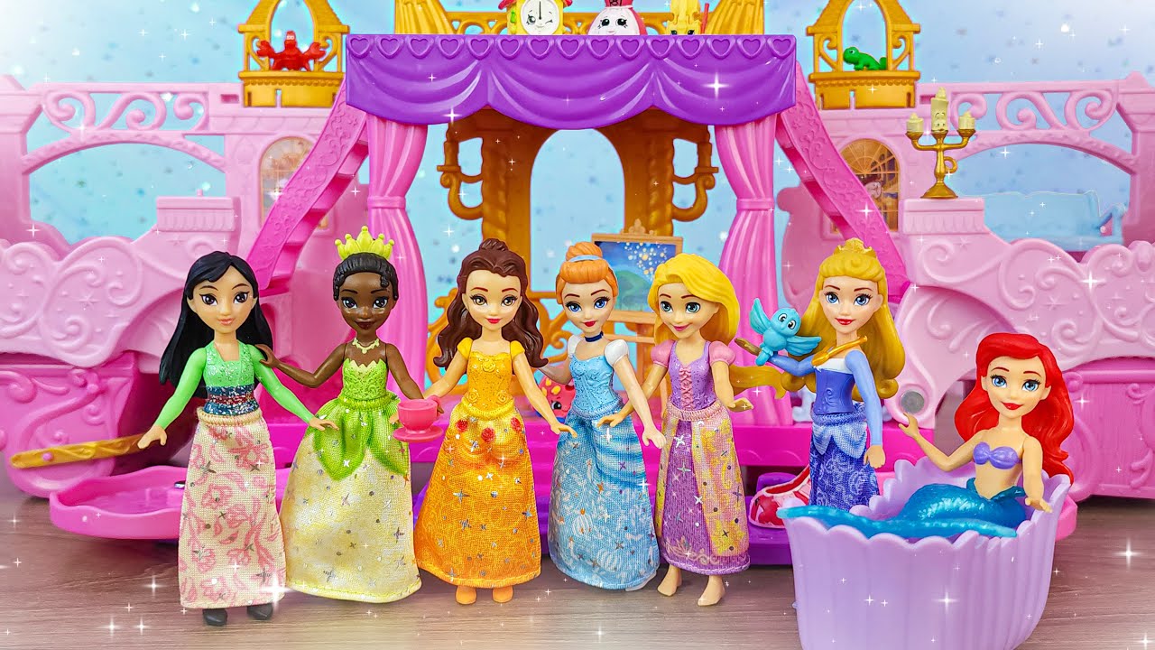 45-Min Unboxing: Disney Princess & Elsa Playset 🌟