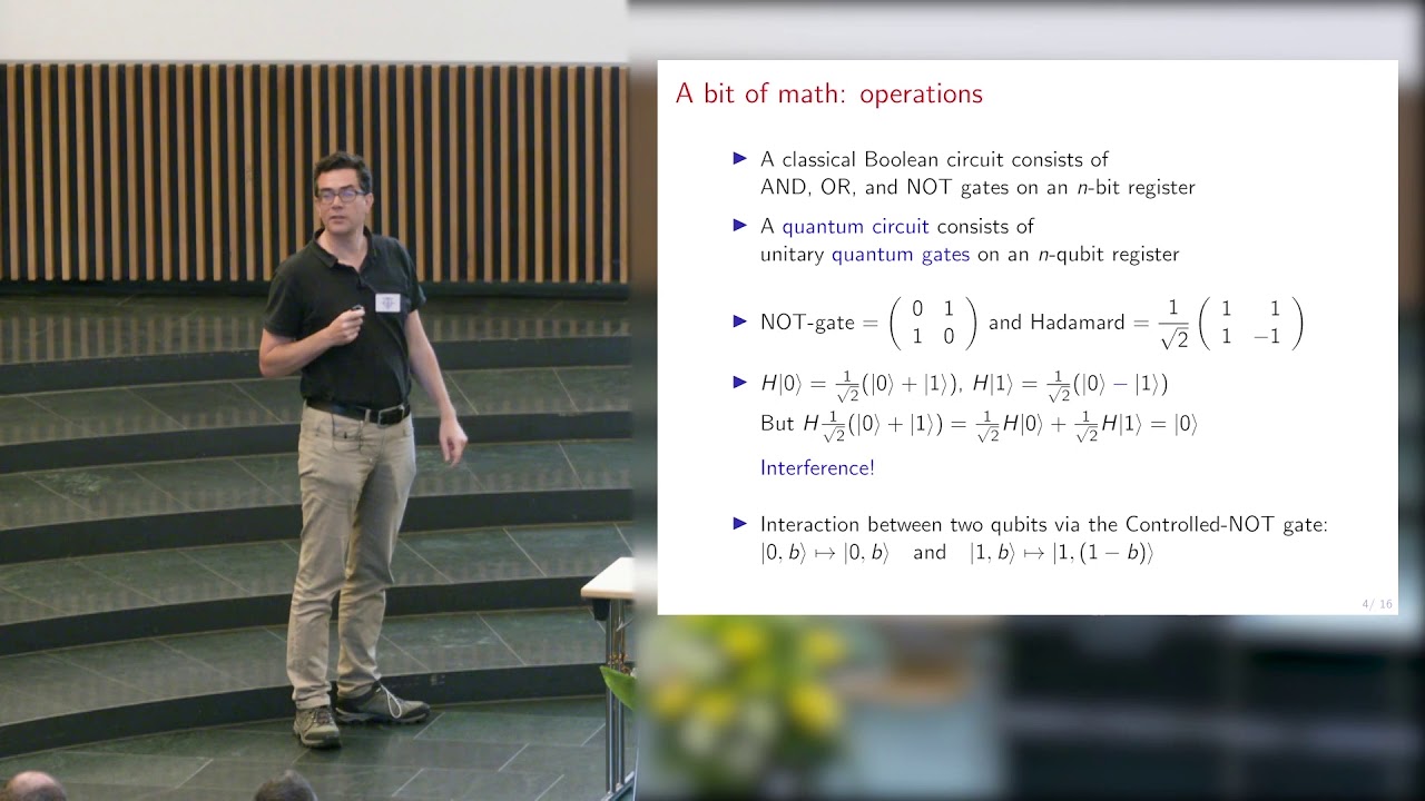 Introduction to Quantum Algorithms by Ronald de Wolf