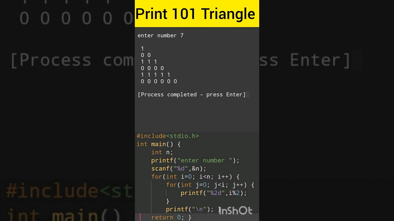 Learn How to Print Patterns in C: Easy Programming Tutorial 🖥️