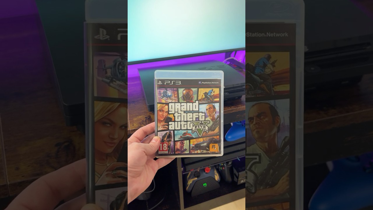 🚓 GTA V on PS3 Slim! #ps3 #playstation3slim #gta5 #grandtheftauto