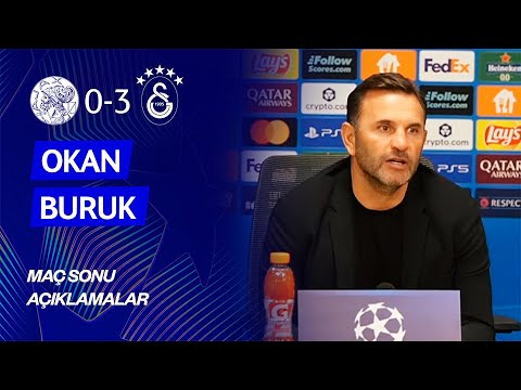 🔴 Teknik Direktörümüz Okan Buruk’un, Ajax maçı sonrası basın toplantısı #AJAvGS #UCL