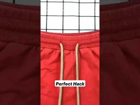 How to tie trouser knot💯✅clothing hack #shorts #hacks #ytshorts