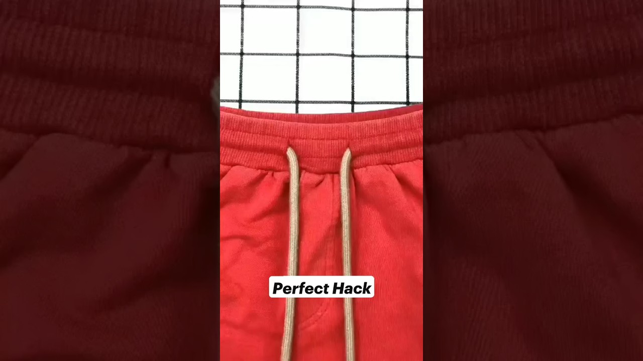 Master the Perfect Trouser Knot in 5 Minutes! 👖 | Easy Clothing Hack