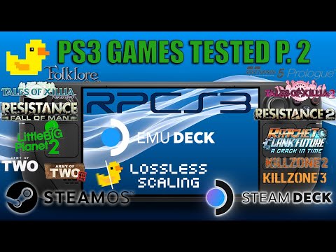 RPCS3 on Steam Deck with Lossless Scaling | Games Tested Pt. 2