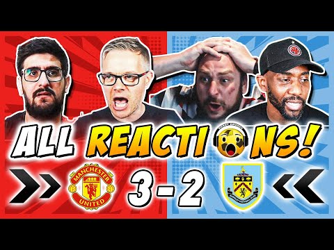 MAN UNITED + RIVAL & HATERS FAN REACTIONS TO MAN UNITED 3-2 BURNLEY | PREMIER LEAGUE FANS REACTION