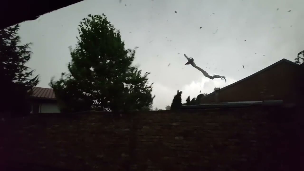 Tornado in Hodonín: Roof Torn Off on June 24, 2021 🌪️