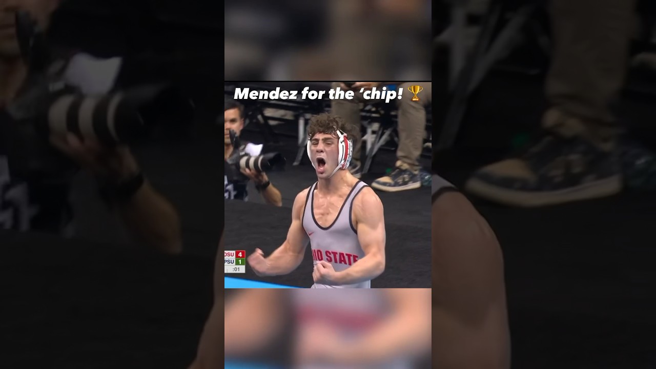 Jesse Mendez Wins 141lb NCAA Title with Clutch Roll 🏆