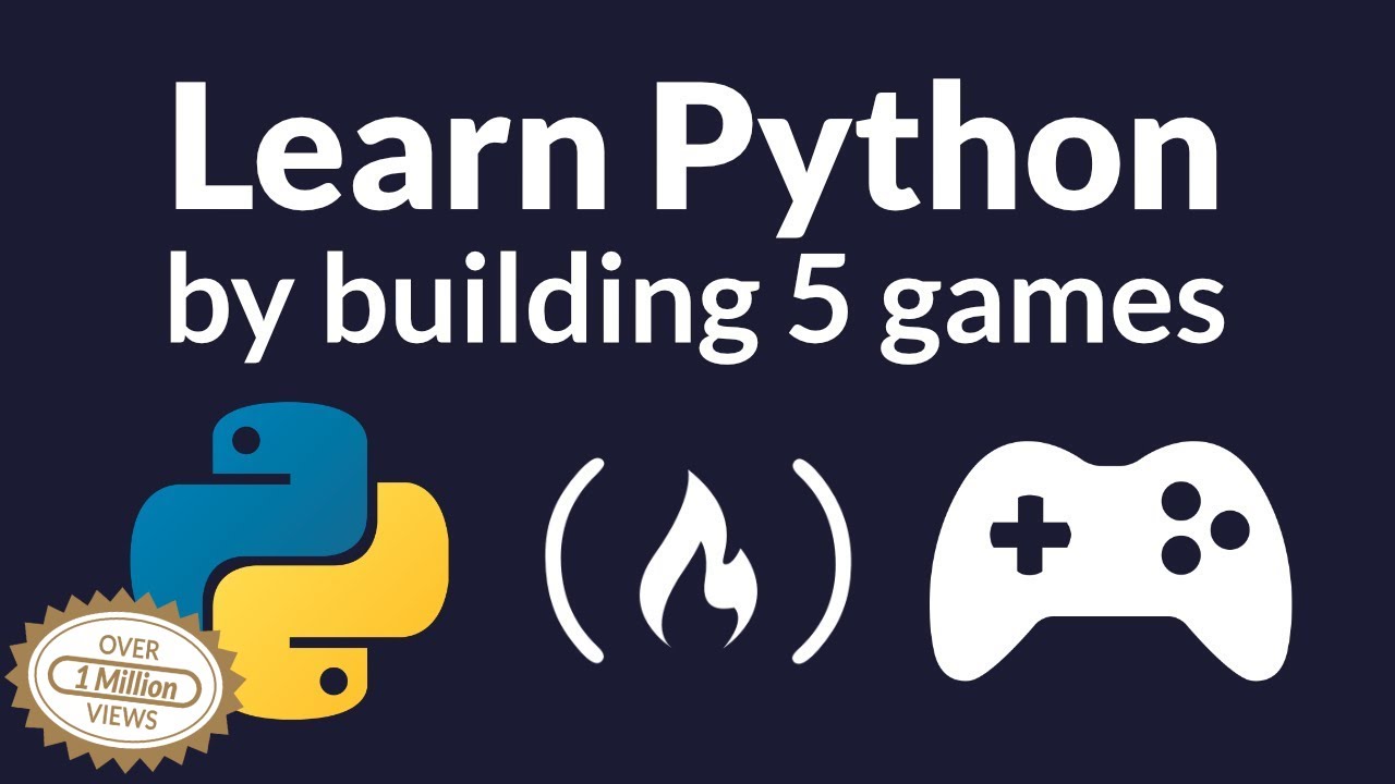 Master Python by Building 5 Exciting Games 🎮 | Complete Beginner's Course
