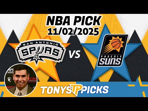 San Antonio Spurs vs Phoenix Suns Pick 11/2/25 NBA Pick Prediction