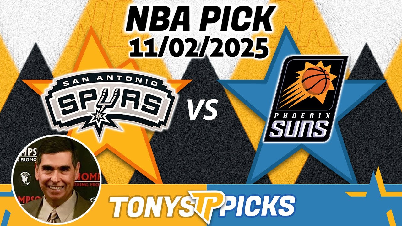 π San Antonio Spurs vs Phoenix Suns Prediction & Best Bet for 11/2/25