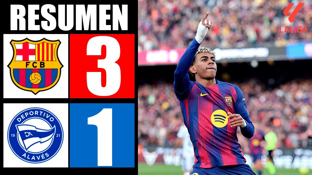 Barcelona Beats Alavés 3-1 | LaLiga Highlights ⚽