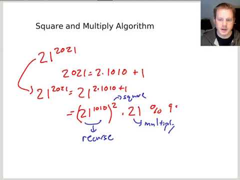 Unit 3 Class 13: RSA and Modular Exponentiation