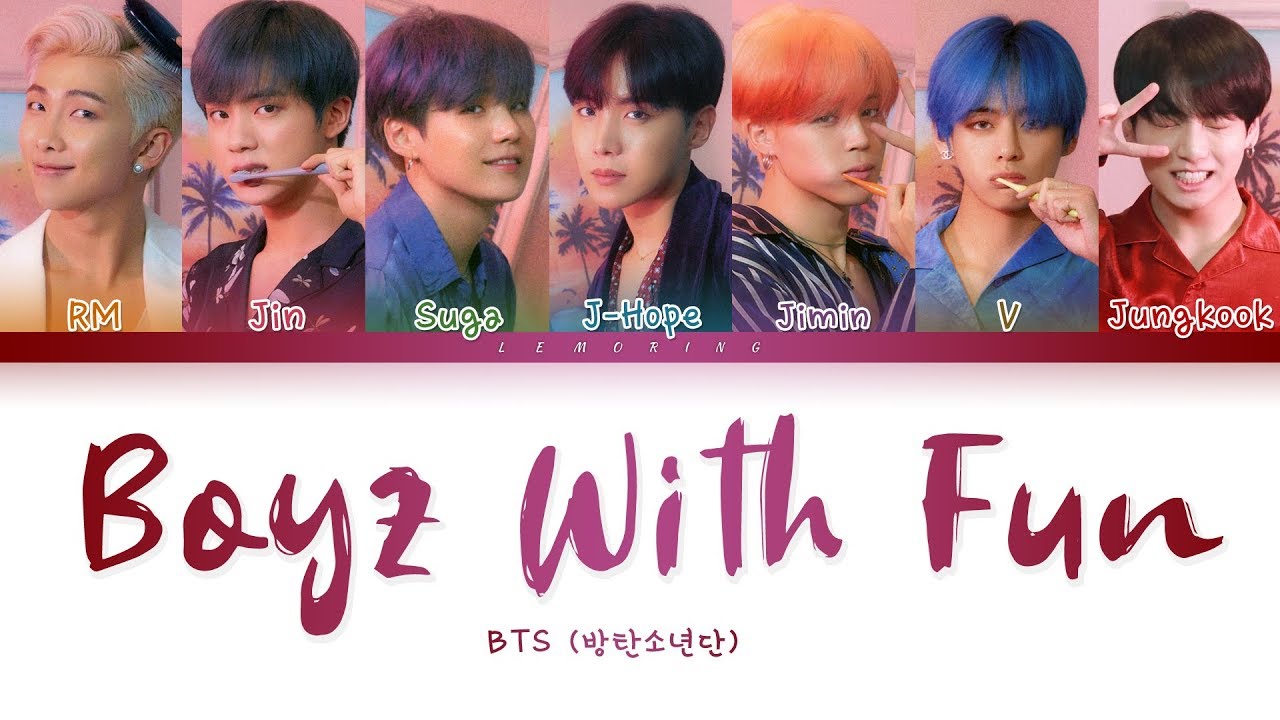 BTS - Boyz With Fun Korean Food & Lyrics 🍲
