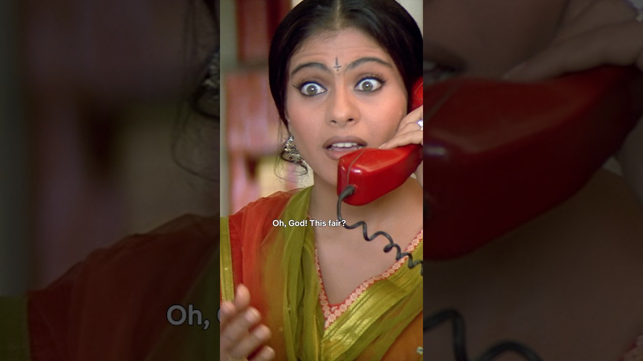 SRK & Kajol Playfully Flirt Over the Phone in K3G