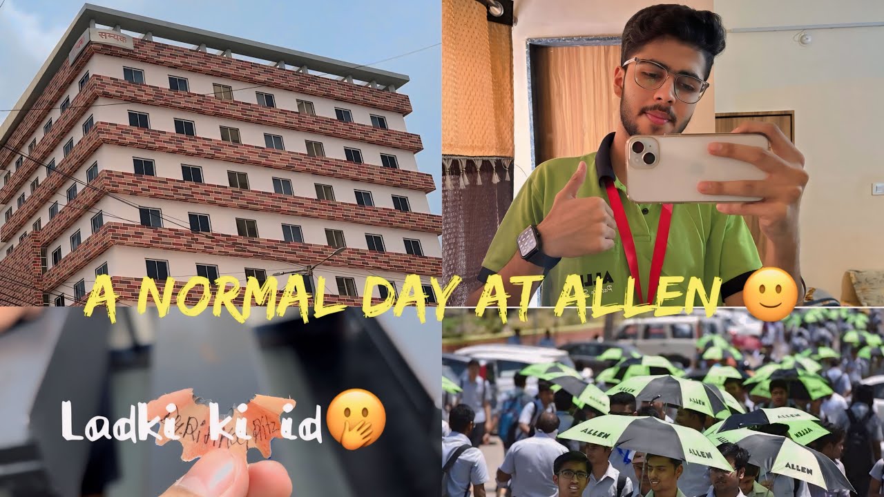 A Day in the Life of Allen Kota Students | Exclusive Vlog 🩺