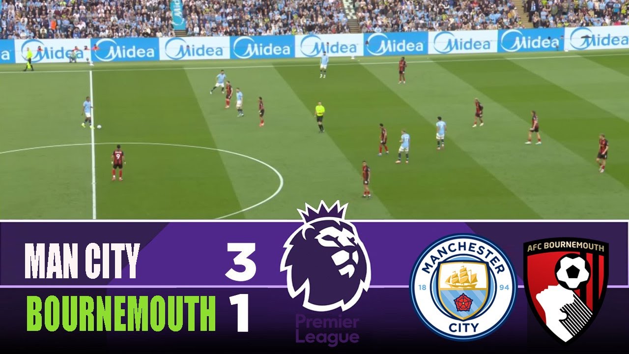Manchester City vs Bournemouth 2025 Premier League Highlights ⚽