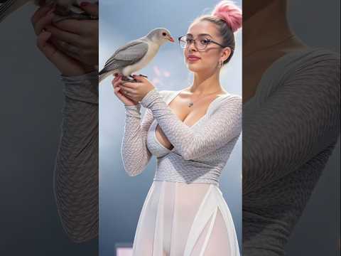 Unreal AI Bird Transformations | Pink-Haired Elegance | Must-Watch AI Magic! #agt