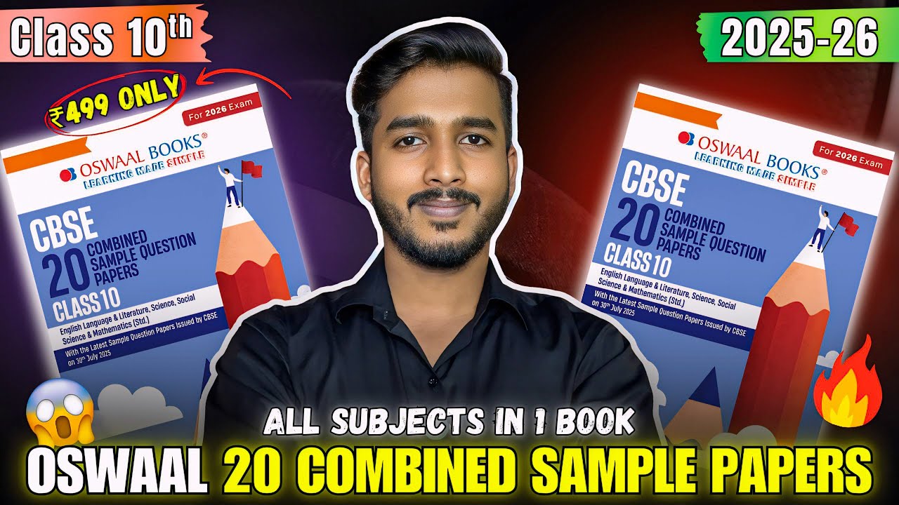 Oswaal 20 Sample Papers Class 10 2025-26 📚