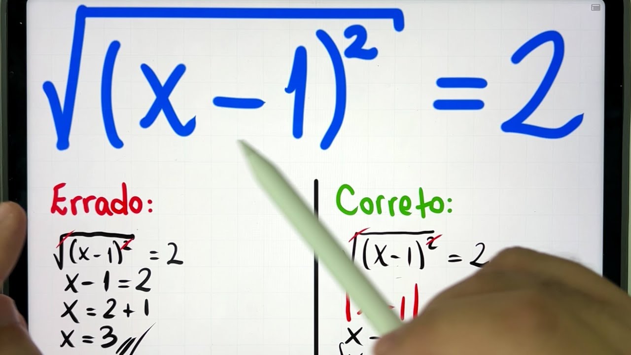 Desvendando a Raiz Quadrada: O Erro Comum que Você Precisa Corrigir! 🧮