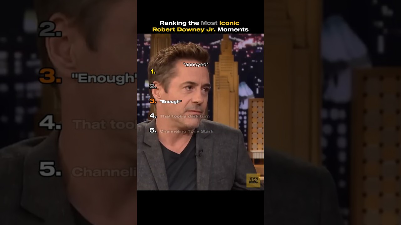 Top 10 Iconic Robert Downey Jr. Moments You Can't Miss 🎬
