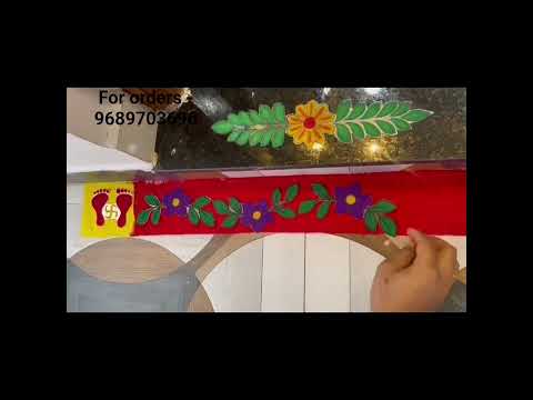 How to use Handmade Rangoli Patches 🔥🔥🔥