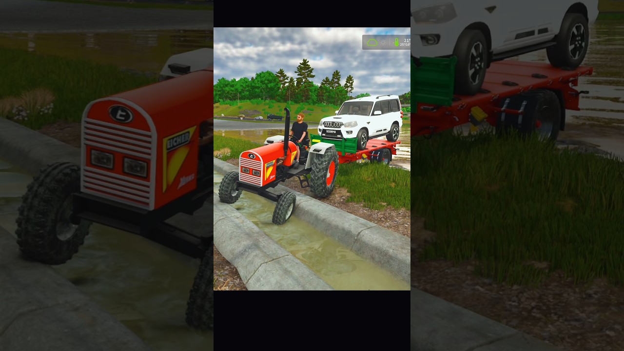 Indian Tractor Game: Eicher, Mahindra & Scorpio 🚜