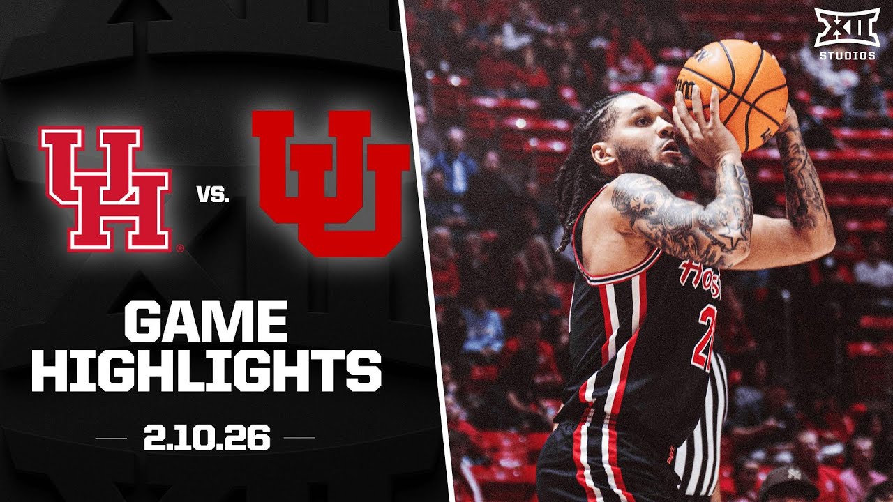 #3 Houston vs. Utah Game Highlights | 2025-26 Big 12 Men's Basketball