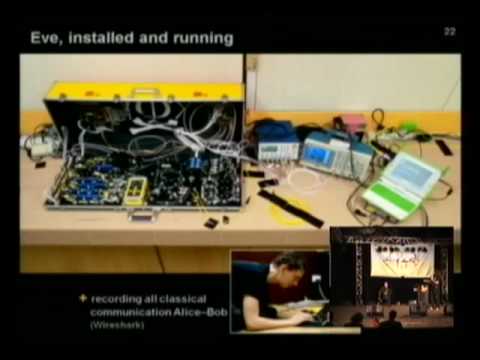 HAR 2009: How we eavesdropped 100% of a quantum cryptographic key 5/6