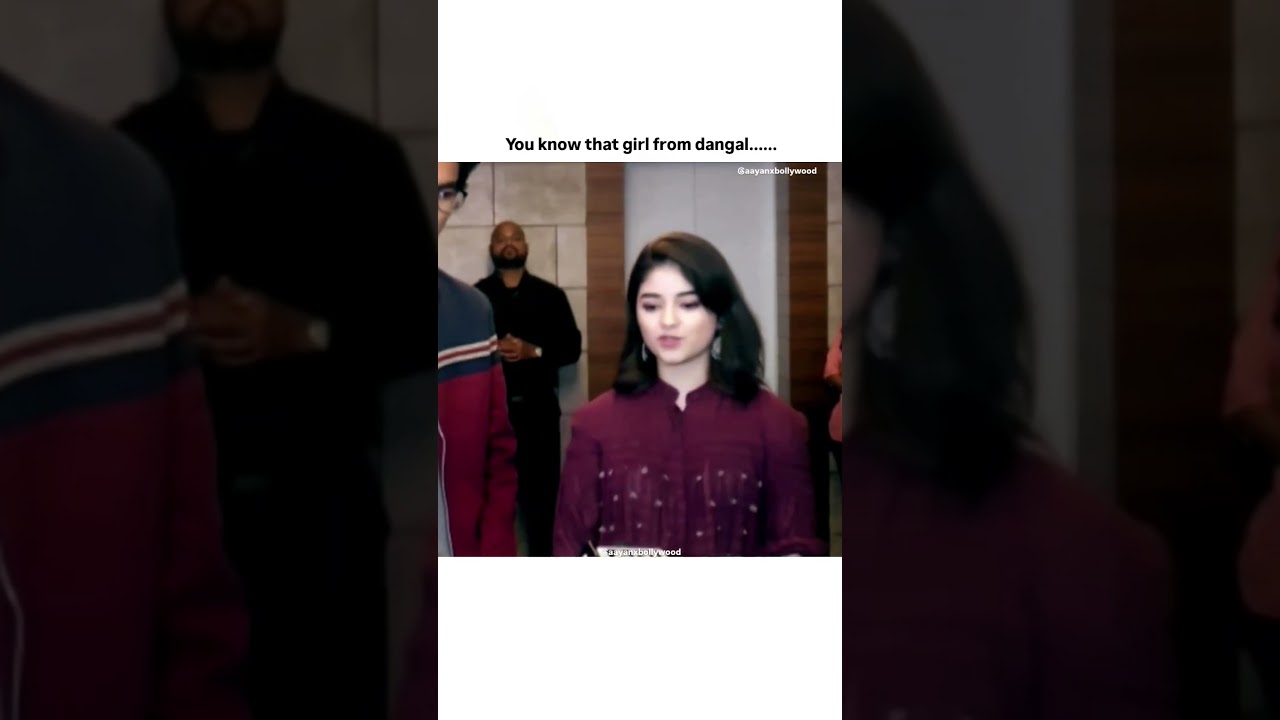 Dangal Girl Zaira Wasim Marries 💍