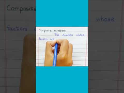 Define Composite Numbers #shorts