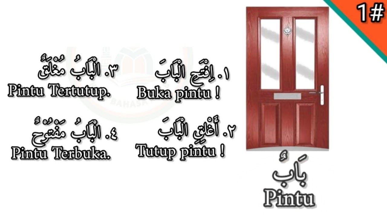 Kosa Kata Bahasa Arab Populer 🕌 Part 1: Pintu