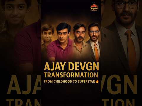 😎Ajay Devgan: The Unbelievable Transformation of Bollywood's cool Boy #shorts