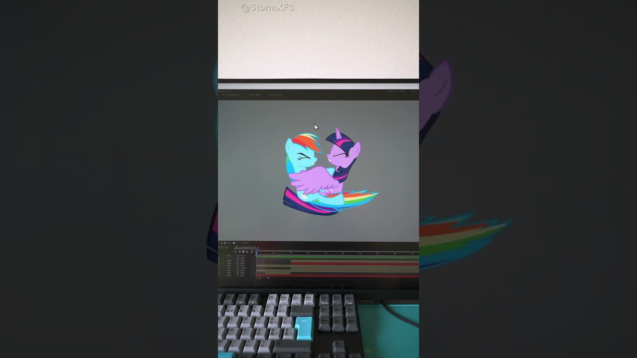 Man vs Ponies in Screen Fun! #shorts 🐴