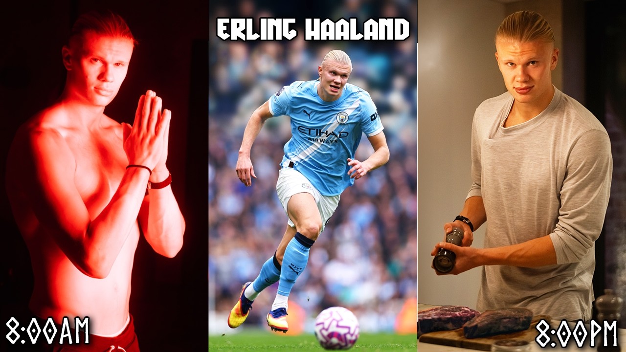 A Day in the Life of Football Superstar Erling Haaland ⚽