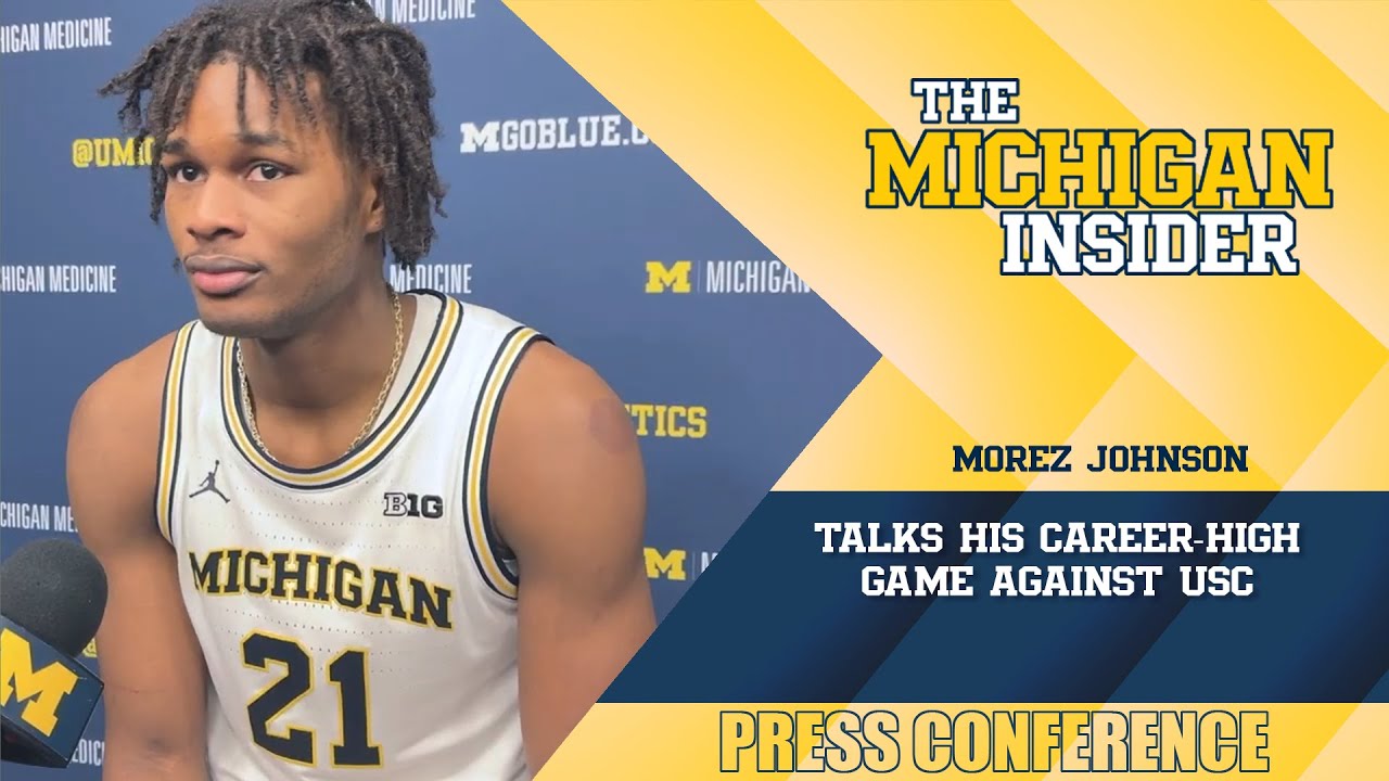 Michigan's Morez Johnson Jr. Scores Career-High 29 Points 🏀