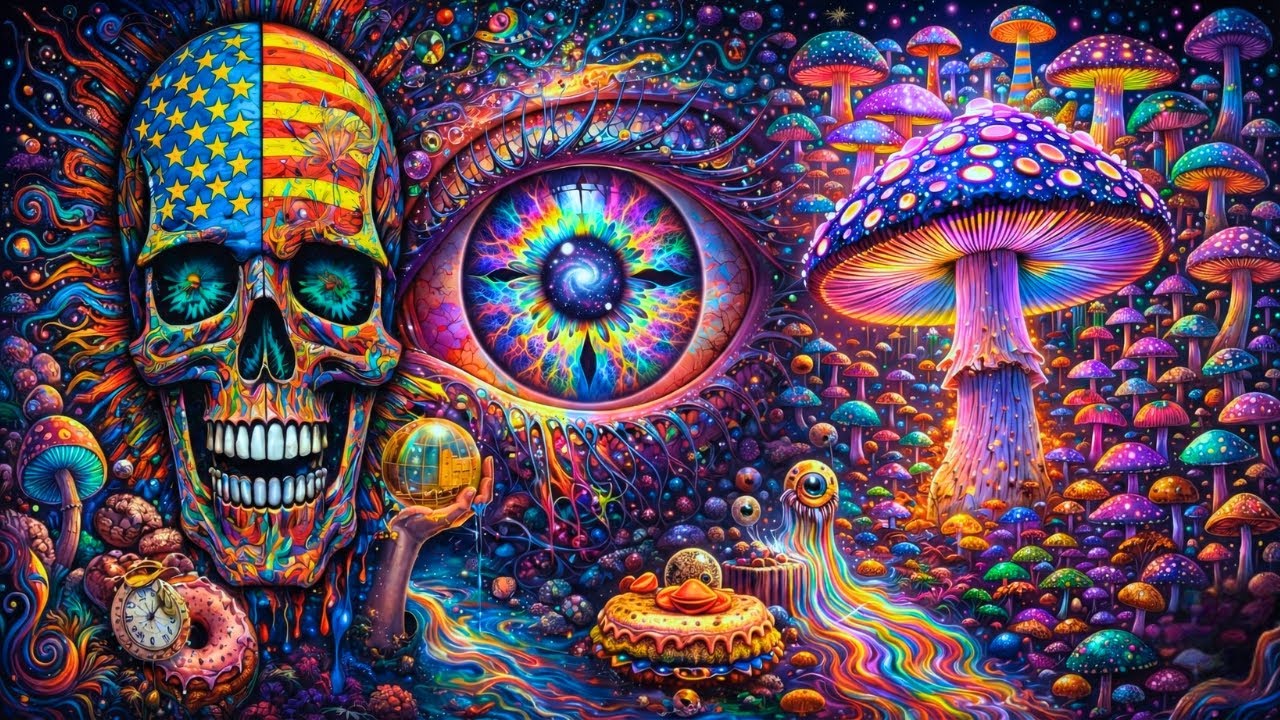 Extreme Trippy Visuals: Psytrance & Dark Psy π