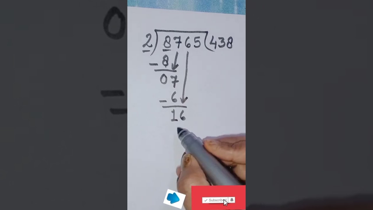 Quick & Easy Method to Divide a 4-Digit Number! ✨ #Shorts