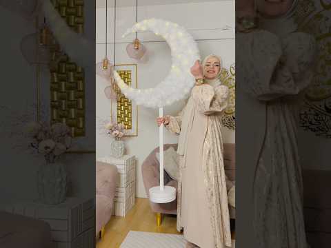 احلى هلال لعام 2025 بتكلفة قليلة وطريقة سهلة #explore #art #ramadan #ramadan2025 #viralvideo #fyp