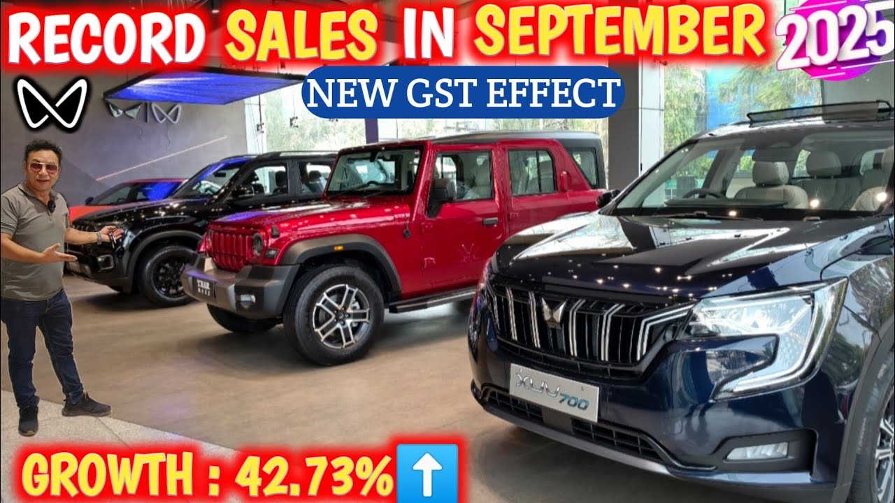 Mahindra Achieves Record Sales in September 2025 Amid New GST Implementation π