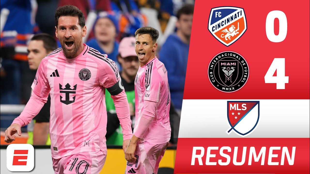 Messi Brilla con Gol y Hat Trick en Goleada del Inter Miami ⚽