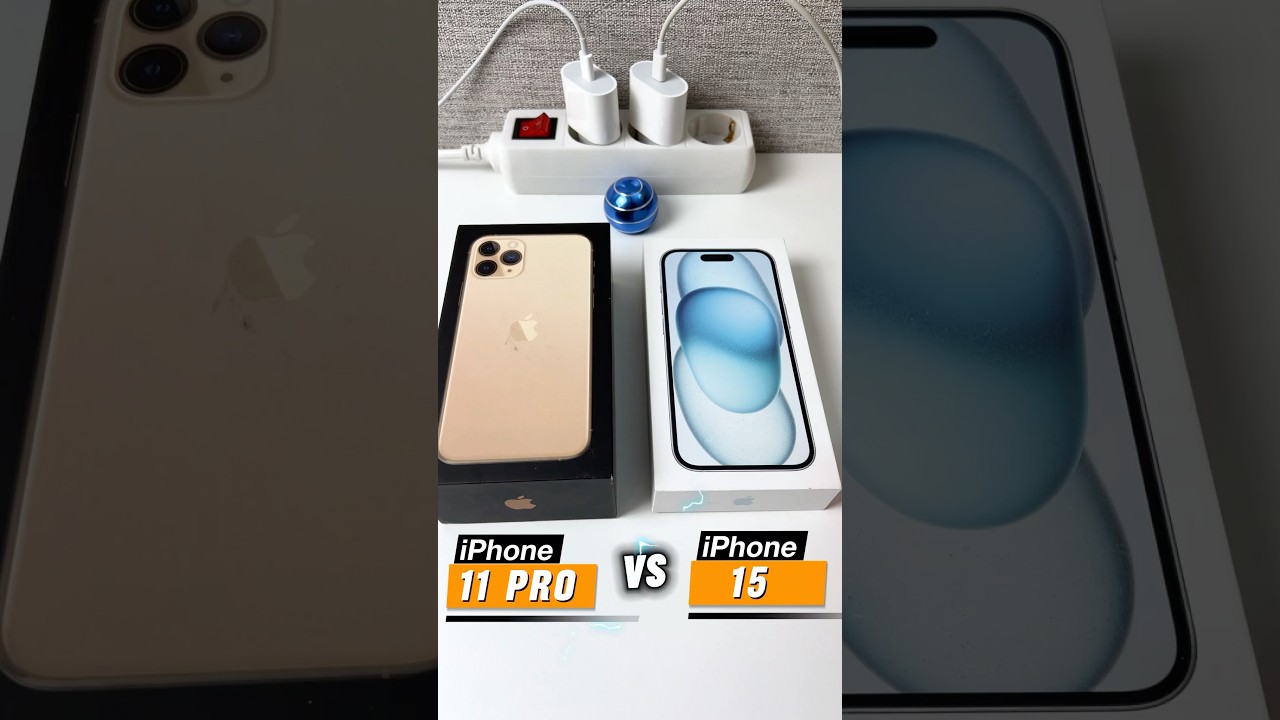 iPhone 11 Pro vs iPhone 15 Boot Speed Comparison