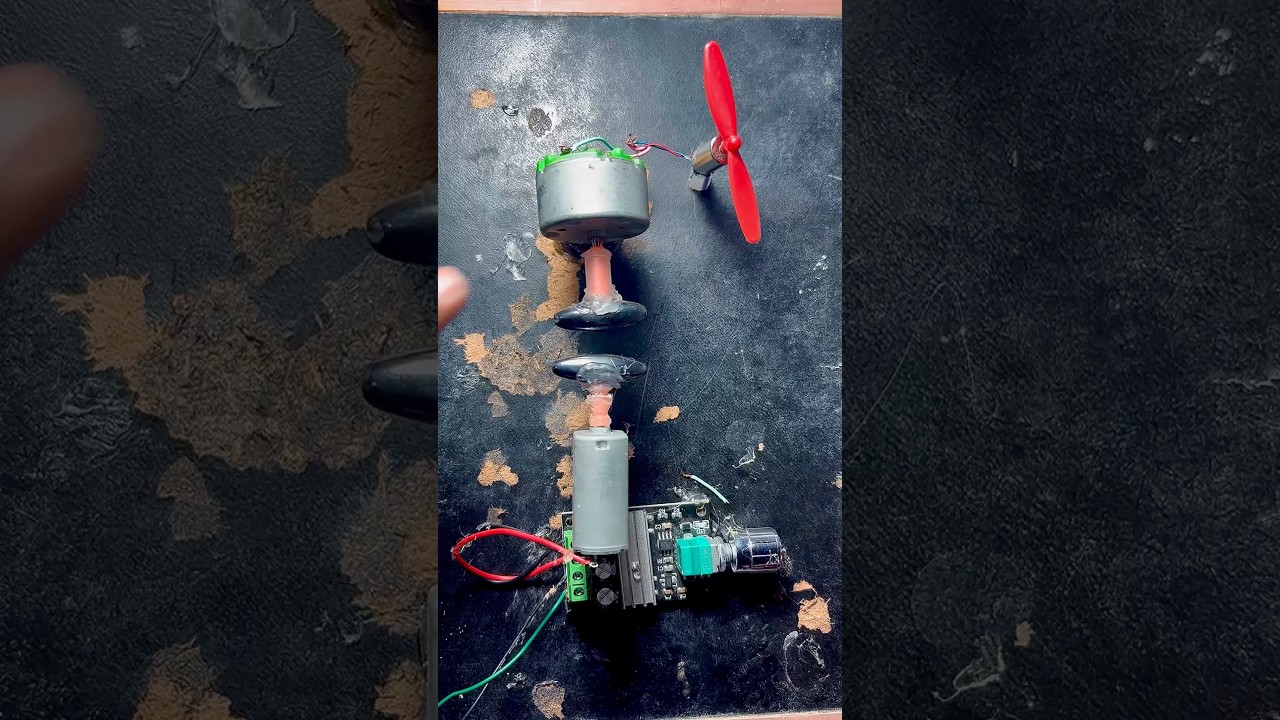 Innovative DC Motor Power Transfer Project 🚀