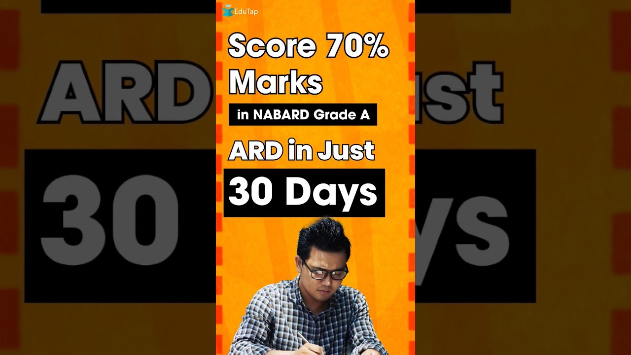 ARD Chapters And Topics for NABARD Preparation | NABARD Grade A Exam ARD Syllabus | NABARD ARD Class