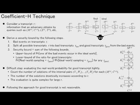 Provable Symmetric Cryptography (Eurocrypt 2024)