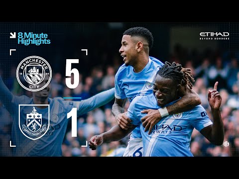 EXTENDED HIGHLIGHTS | Man City 5-1 Burnley | City score FIVE at the Etihad!