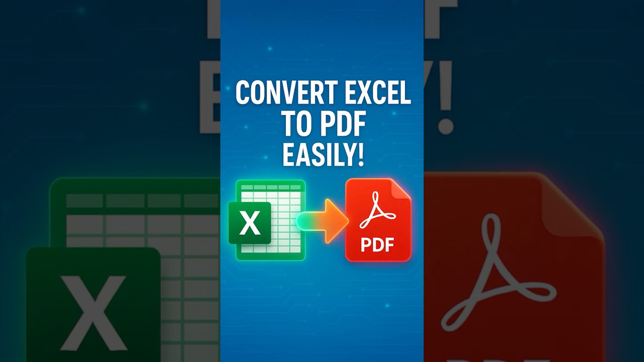 Quick Guide: Convert Excel to PDF Easily π