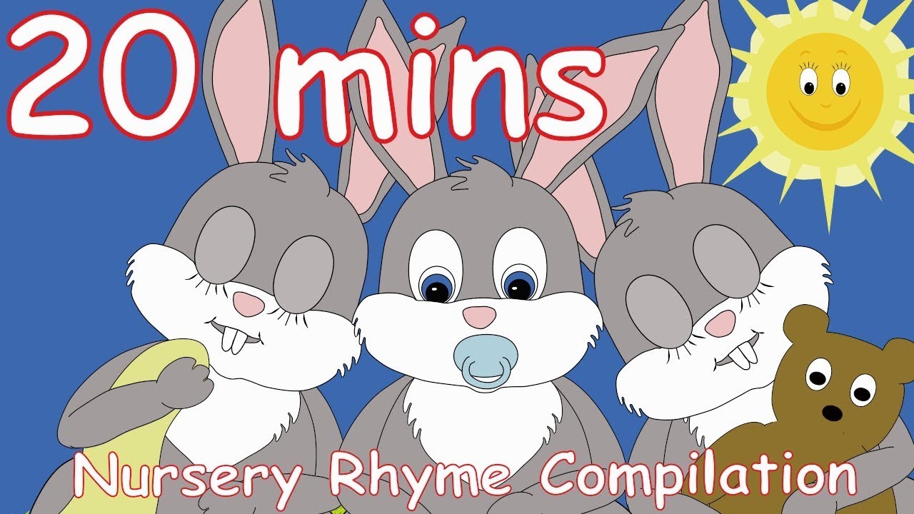 Enjoy 20 Minutes of Fun Nursery Rhymes with Sleeping Bunnies & More! 🐰