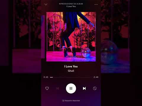 Ghali - I LOVE YOU ( official audio )