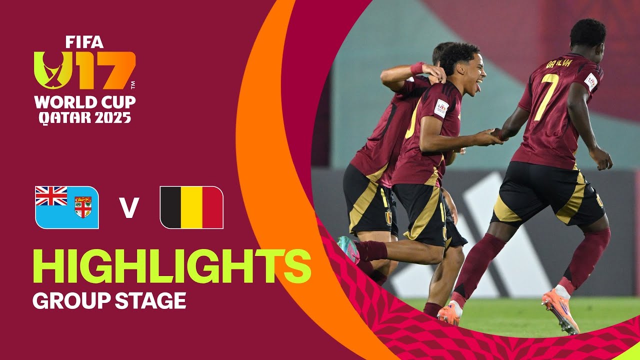 Fiji vs Belgium | Exciting Highlights from FIFA U-17 World Cup Qatar 2025 ⚽