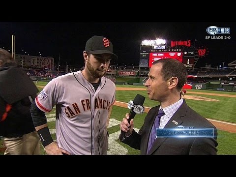 SF@WSH Gm2: Belt talks about clutch 18th-inning homer